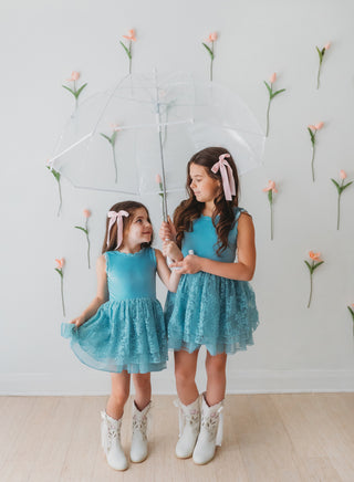 Daphne Short Dress and Shorts ~ Blue
