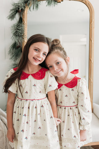 *PREORDER* Merry Mistletoe Charlotte Dress ~Short Sleeves