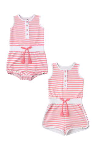 Candy Striped Romper