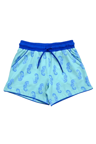 Seahorse Splash Boy Shorts