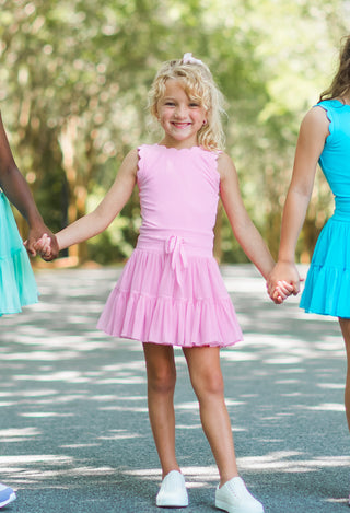 Bubble Gum Pink Culver Athletic Dress