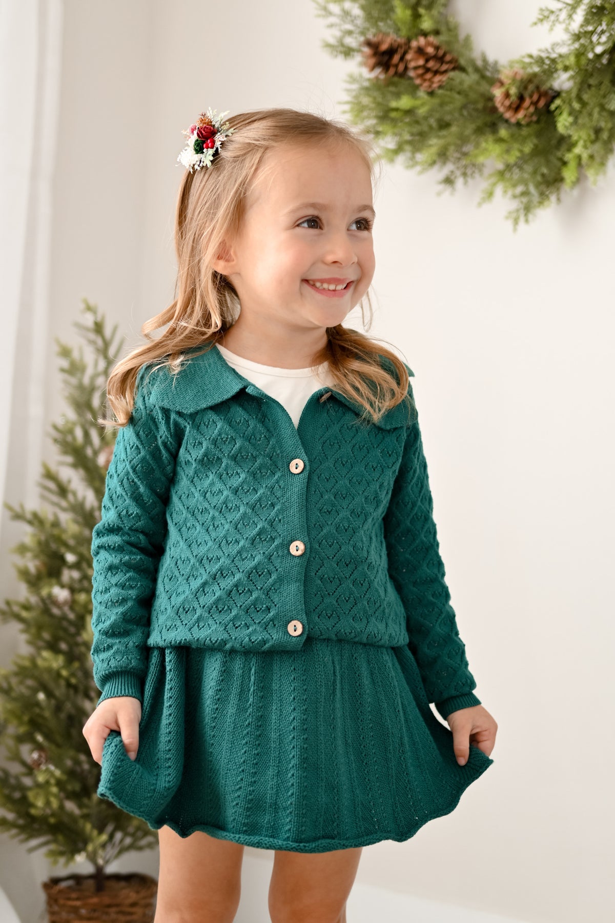 Pine Sweetheart Cardigan