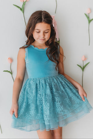 Daphne Dress and Shorts ~ Blue