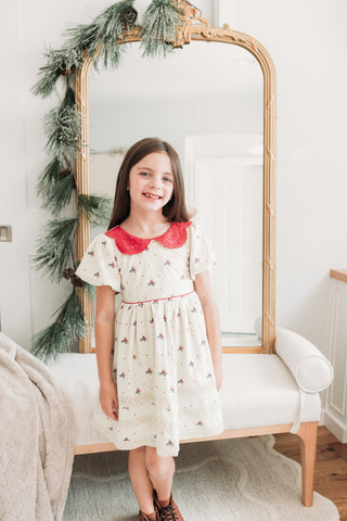 *PREORDER* Merry Mistletoe Charlotte Dress ~Short Sleeves
