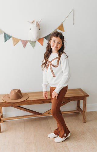 Flared Legging Bundle ~ Blue Haze and Brown Sugar