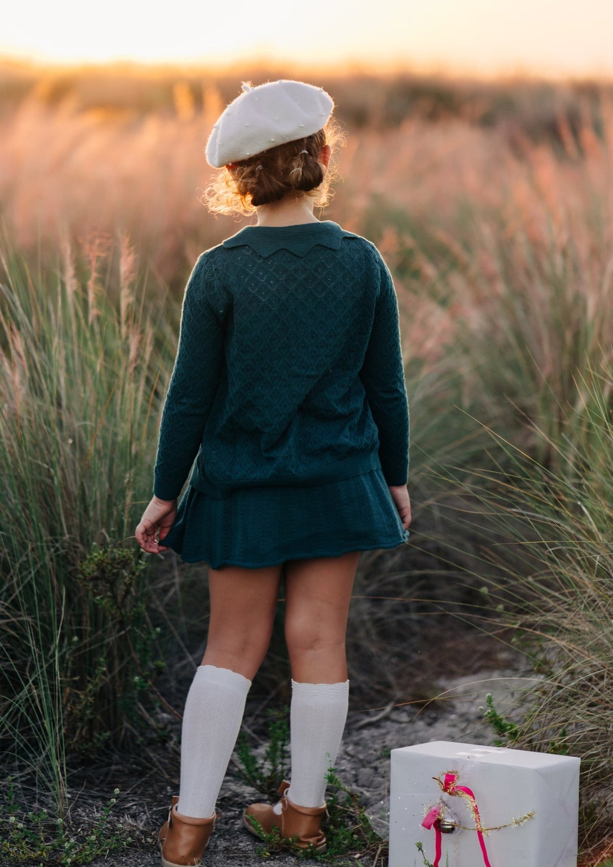 Pine Sweatheart Cardigan