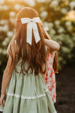 Sage Gingham Zoey Dress
