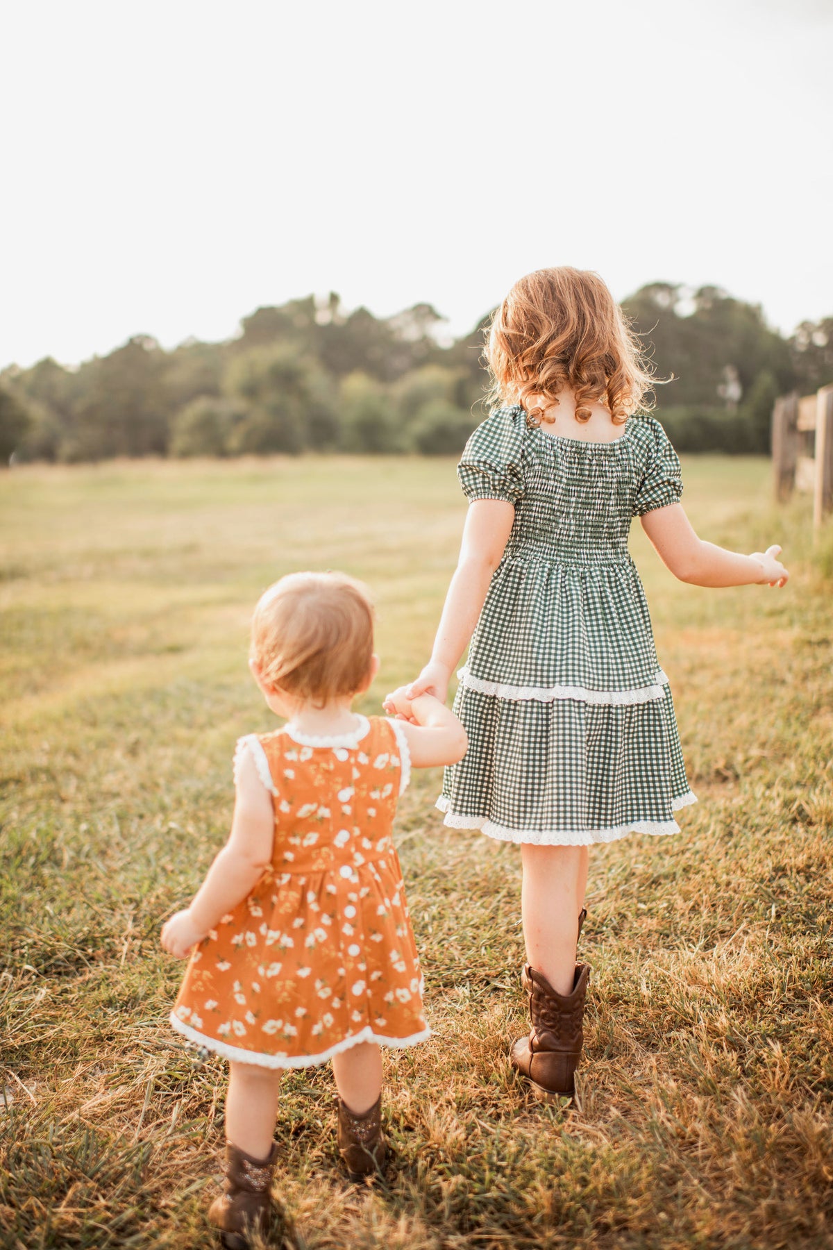 Forest Green Gingham Grace Dress