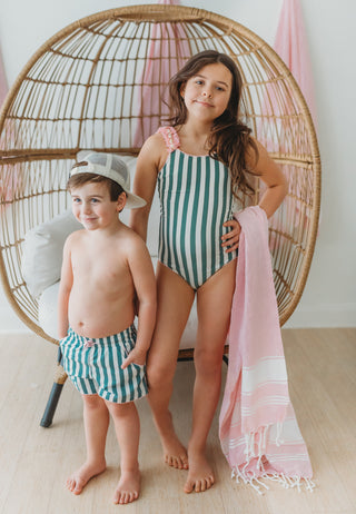 Cabana Stripe Swim Shorts