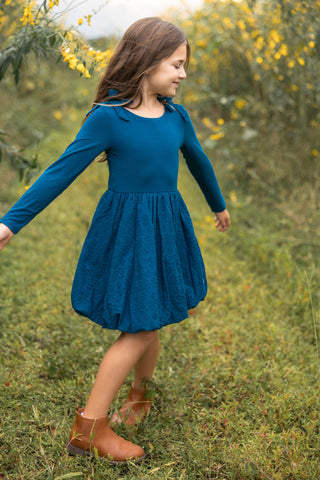 Blue Spruce Bubble Dress