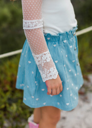 Candyland Denim Skort