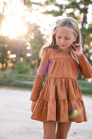 Long Sleeved Basic Set ~ Caramel