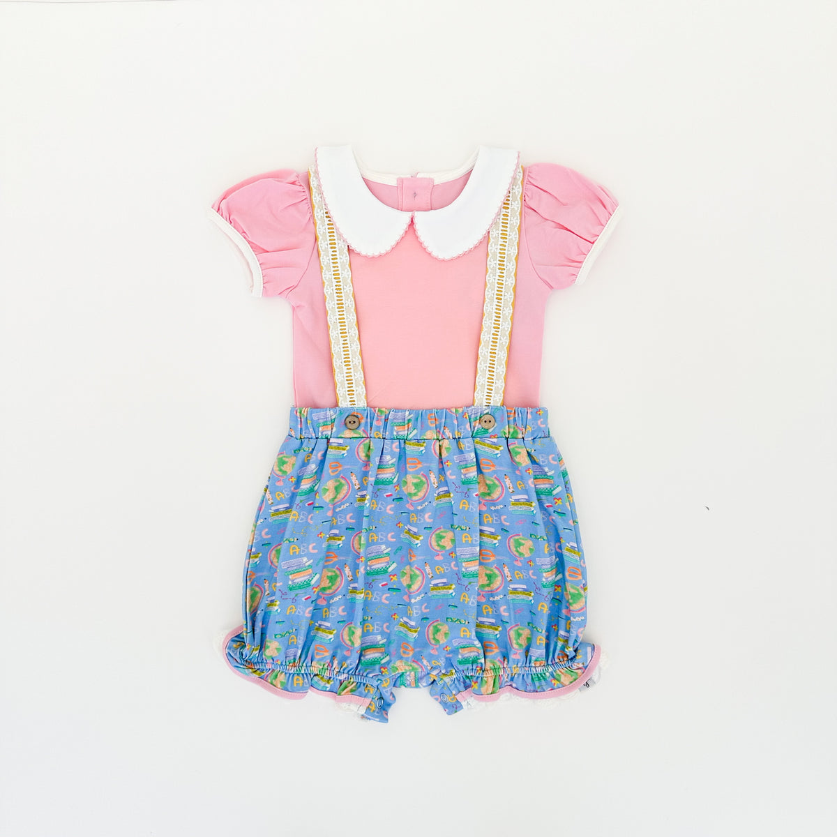 Places You&#39;ll Go Bloomer and Suspender Set