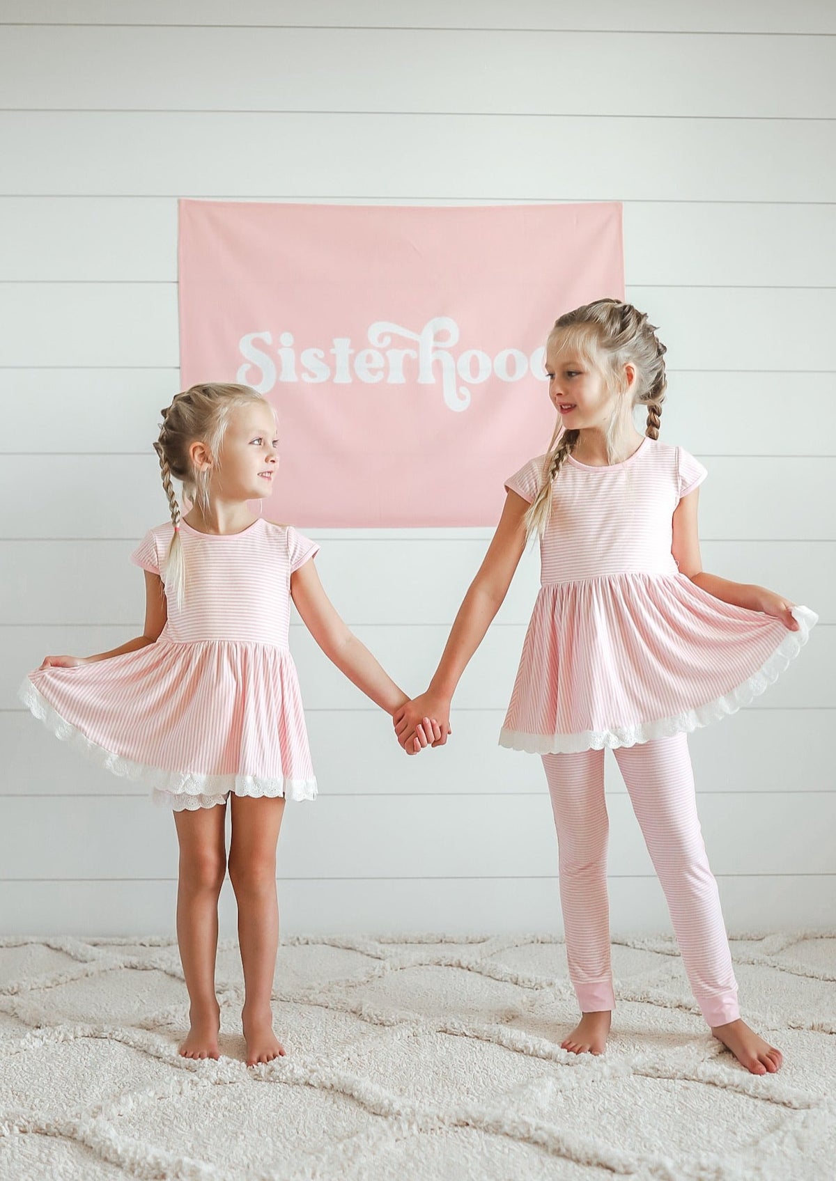 Playful Pink Stripe Comfort Set