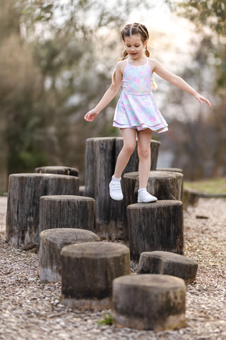 Rainbow Rush Athleisure Dress