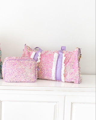 *PREORDER* Bow Sequin Toiletry Bag