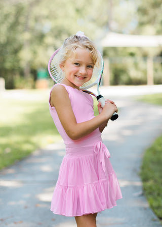 Bubble Gum Pink Culver Athletic Dress