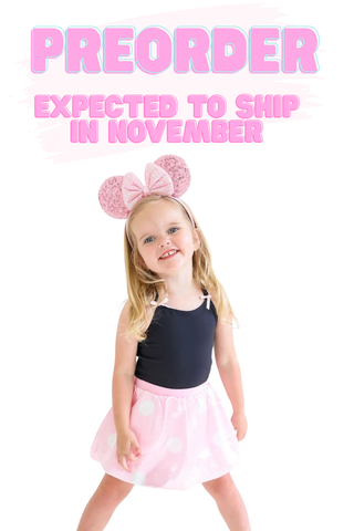 *PREORDER* Polka Dot Bow Bubble Athletic Set