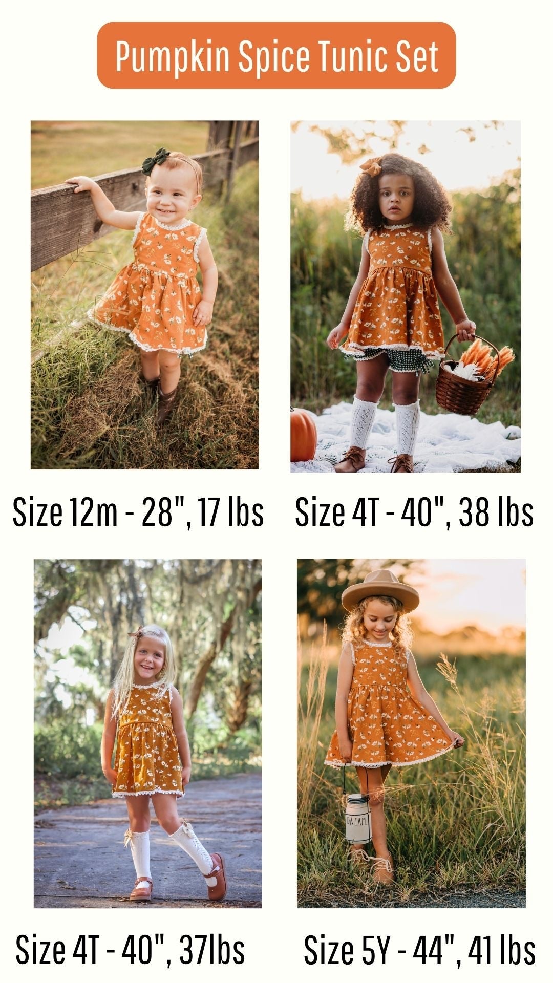 Pumpkin Spice Tunic Set