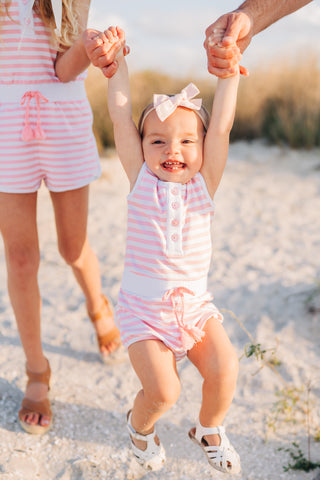 Candy Striped Romper