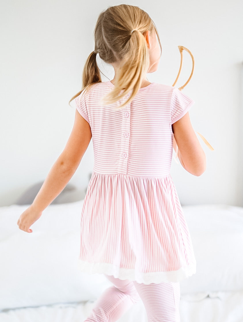 Playful Pink Stripe Comfort Set