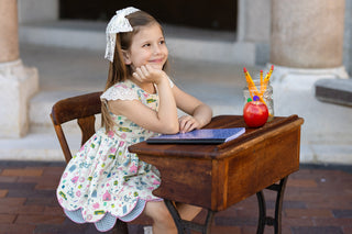 Scallop Tunic Set ~ Schoolyard Sweetie