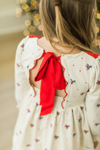 *PREORDER* Merry Mistletoe Charlotte Dress ~Long Sleeves