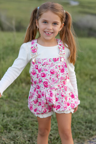 Prairie Rose Bloomer Overalls