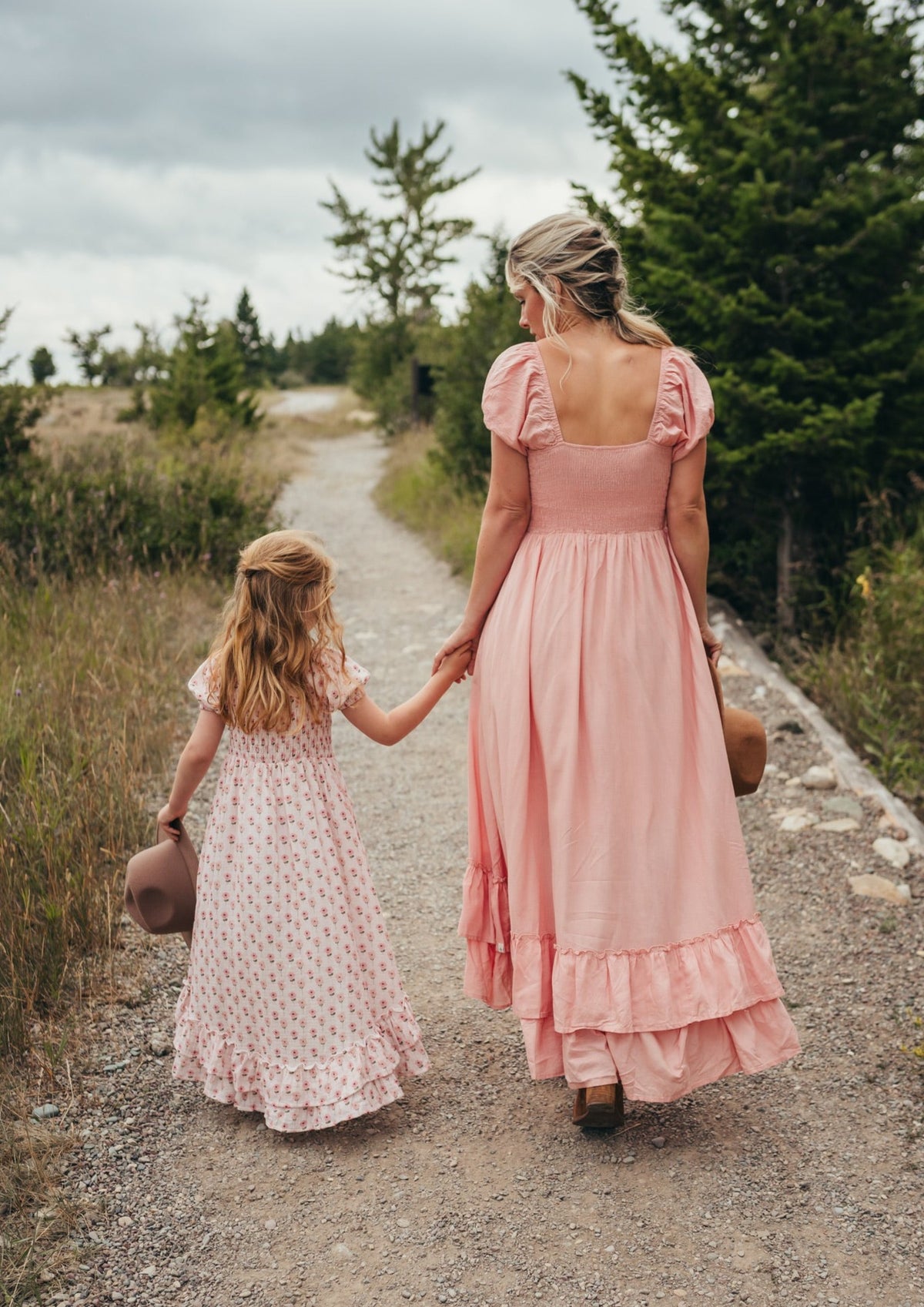 Rosy Pink Floral Maxi