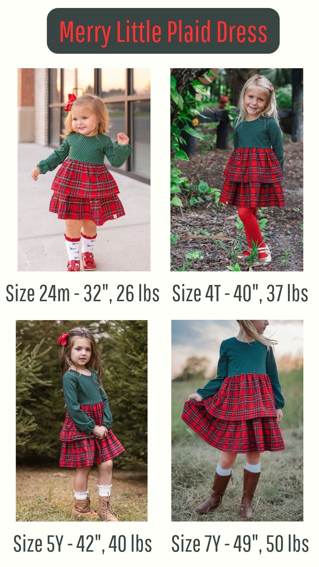 Merry Little Plaid Dress