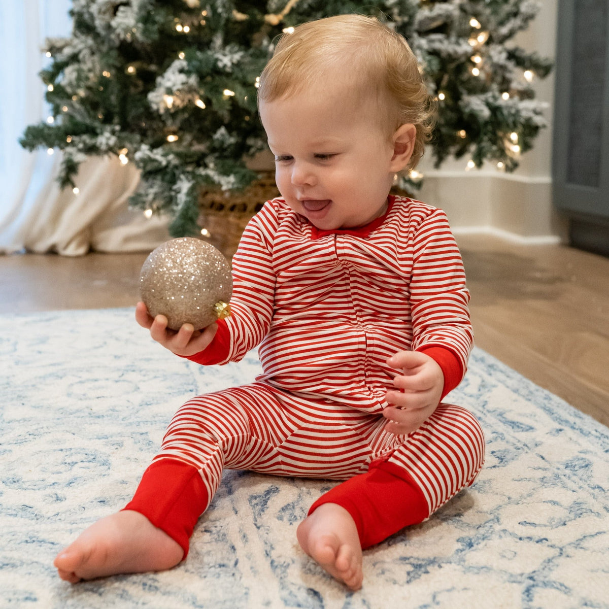 Classic Candy Cane Stripe Layette