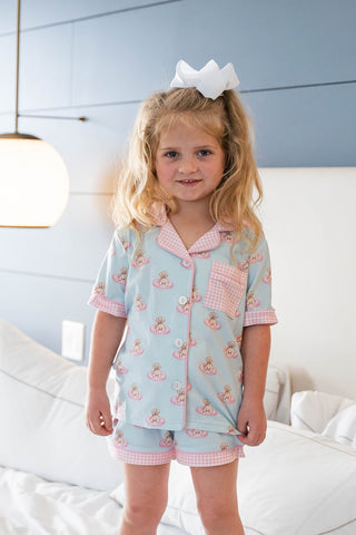 Pink Poolside Pups Comfort Set