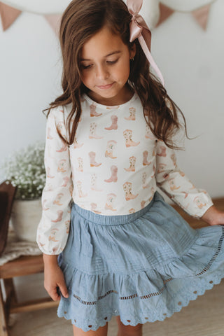 Simply Sweet Skort ~ Slate