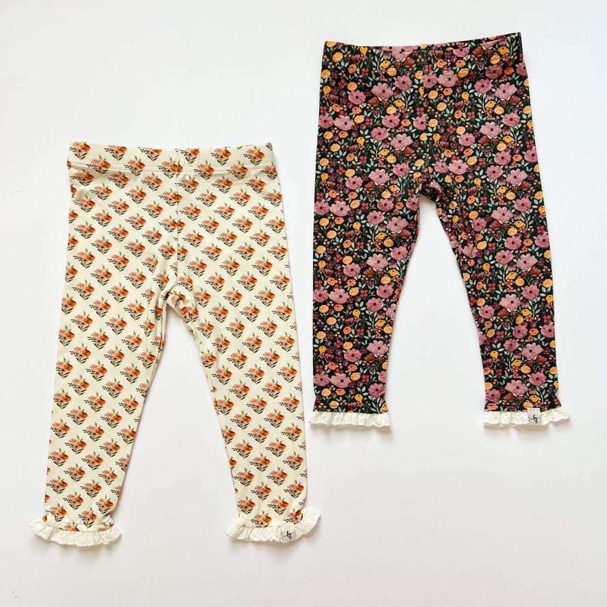 Fall Floral Legging Bundle (Set of 2)