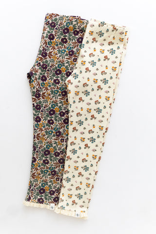 Fall Floral Legging Bundle ~ Gemstone Garden and Primrose