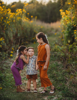 Gemstone Garden Button-Up Shirt