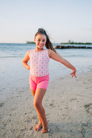 Leotard and Short Set ~ Bow Blossom