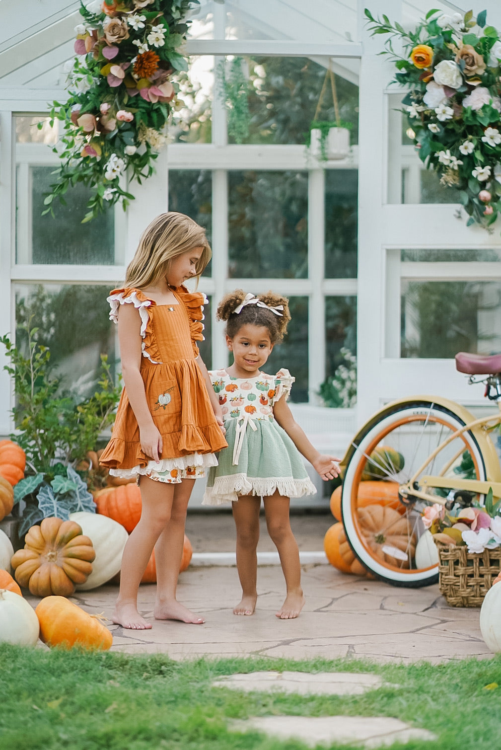 Pretty as a Pumpkin Vintage Tunic Set