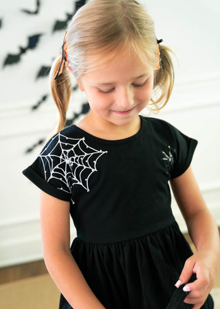 *PREORDER* Cobweb Cutie Scallop Tunic Set