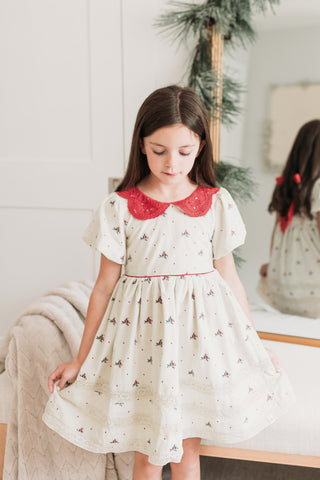 *PREORDER* Merry Mistletoe Charlotte Dress ~Short Sleeves