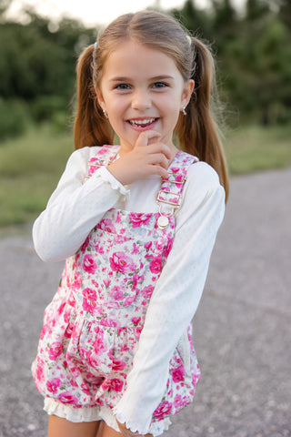 Cream Pointelle Layering Shirt