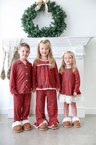 *PREORDER* Holiday Heirloom Plaid Button Down Comfort Set