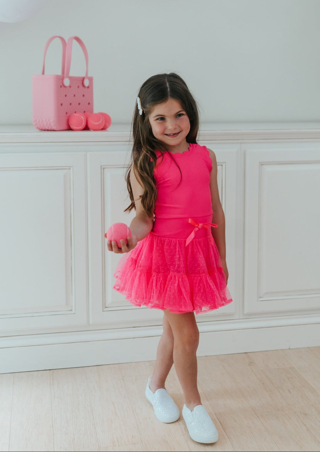 Hot Pink Culver Athletic Dress Love and Grow Clothing Co Hot Pink Culver Athletic Dress Love and Grow Clothing Co