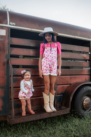 Rose Pink Puff Sleeve Layering Shirt