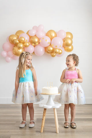 Birthday Dress & Bloomer Set ~ Blue
