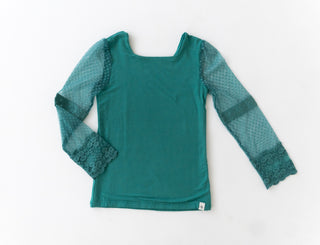 Lace Layering Shirt Bundle ~ Orchid and Peacock Blue