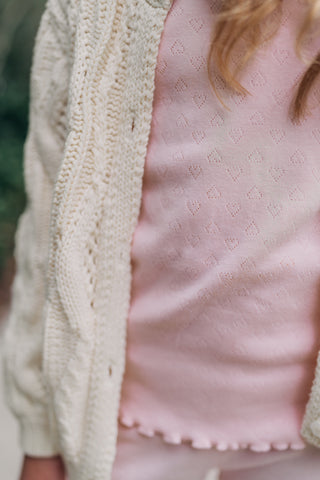Bonnie Belle Pointelle Layering Shirt