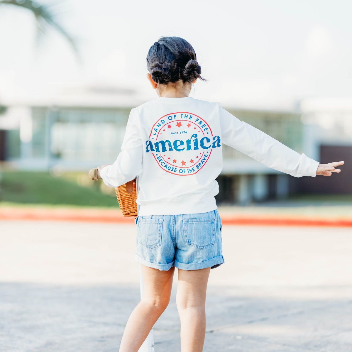 Girls America Sweatshirt