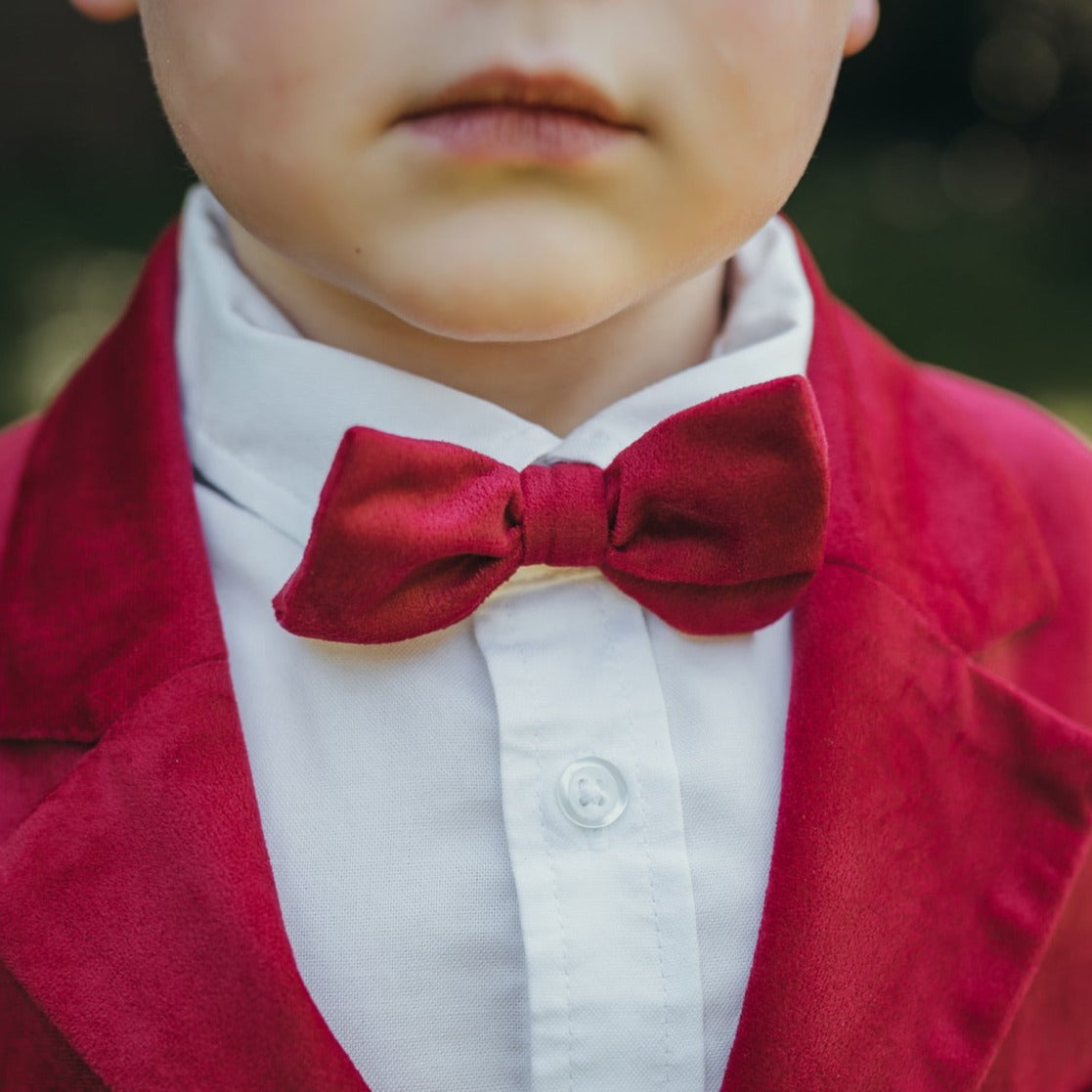 Red Velvet Bow Tie