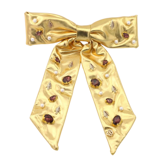 Florida State Gold Bow Barrette